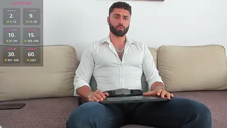 RawAdam webcam model stream image