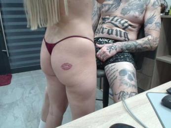 tattoo-couple webcam model stream image