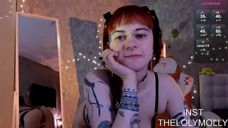 LolyMolli webcam model stream image