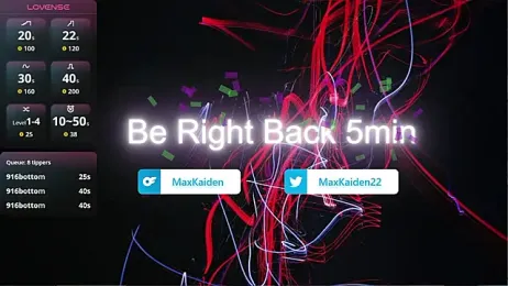 MaxKaiden stripchat stream image, 09.03.2026 05:20